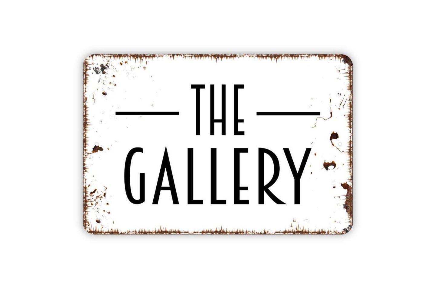 The Gallery Sign - Metal Wall Art Indoor or Outdoor