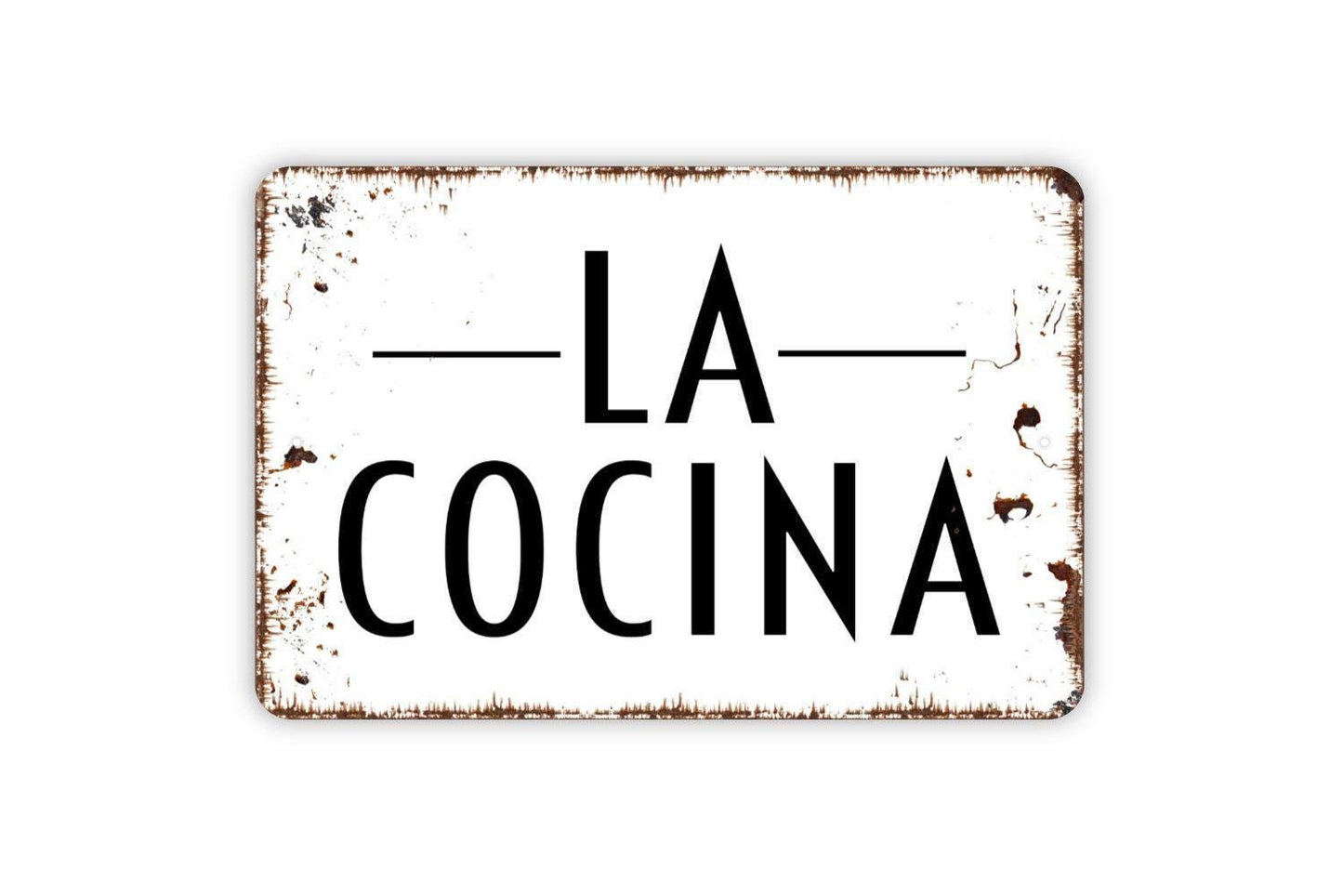 La Cocina Sign - Kitchen Metal Indoor or Outdoor Wall Art