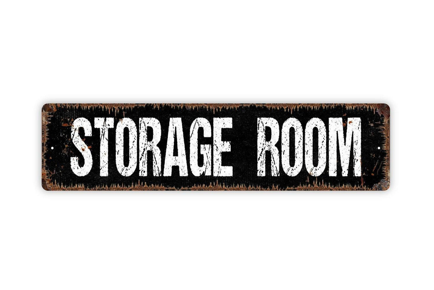 Storage Room Sign - Owners Closet Cabinet Rental Property Vacation Rent Office Workplace Rustic Street Metal Sign or Door Name Plate Plaque