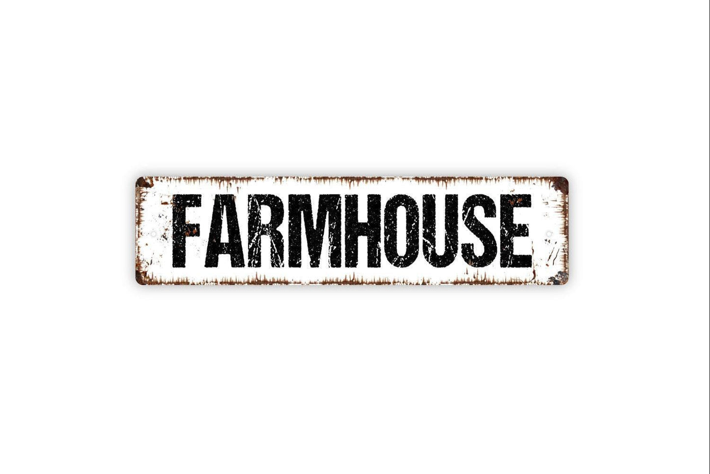 Farmhouse Sign Metal or Vinyl Sticker | Rustic Country Home Decor | Farmhouse Kitchen Sign | Rustic Family Sticker | Country Living Art