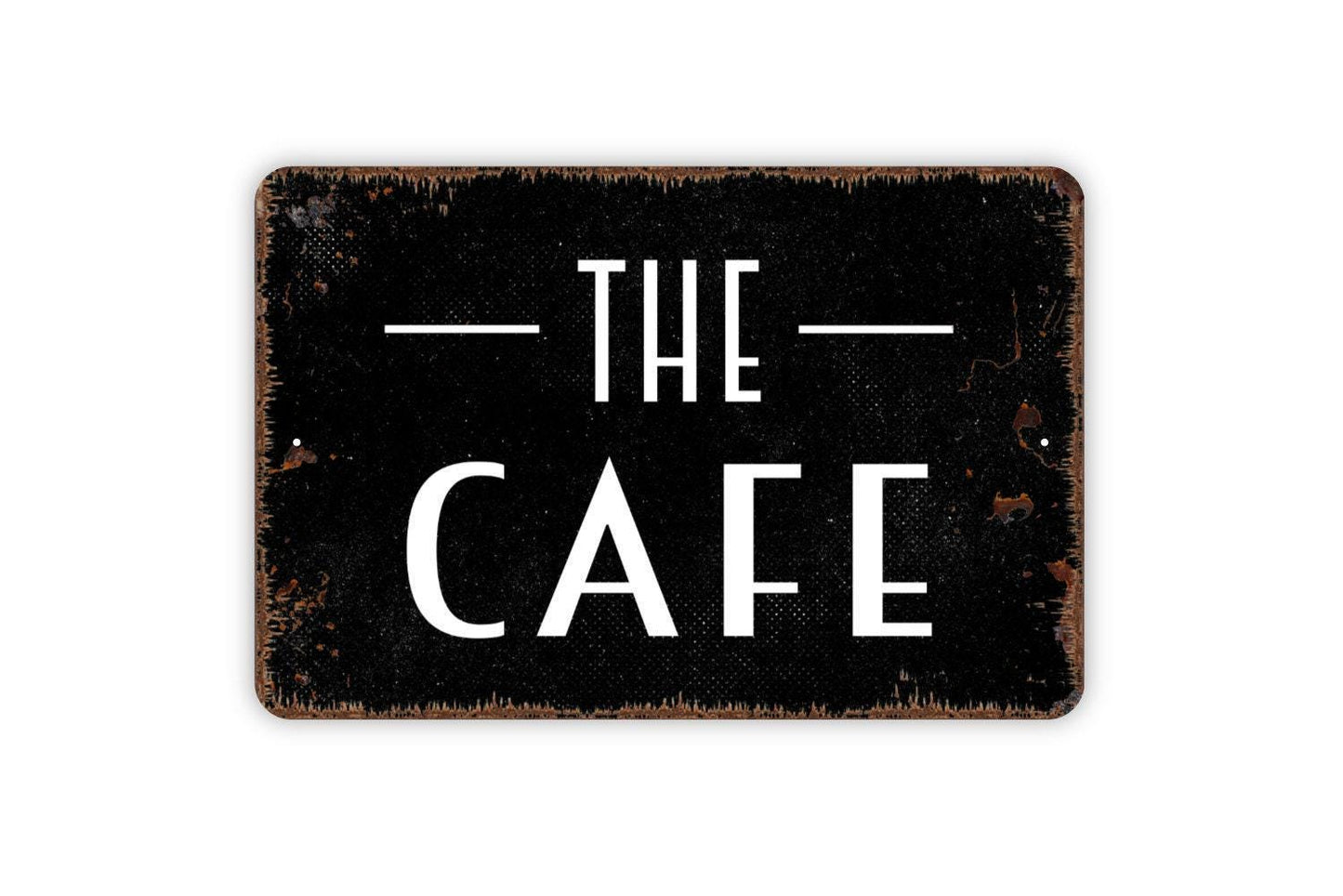 The Cafe Sign - Metal Wall Art