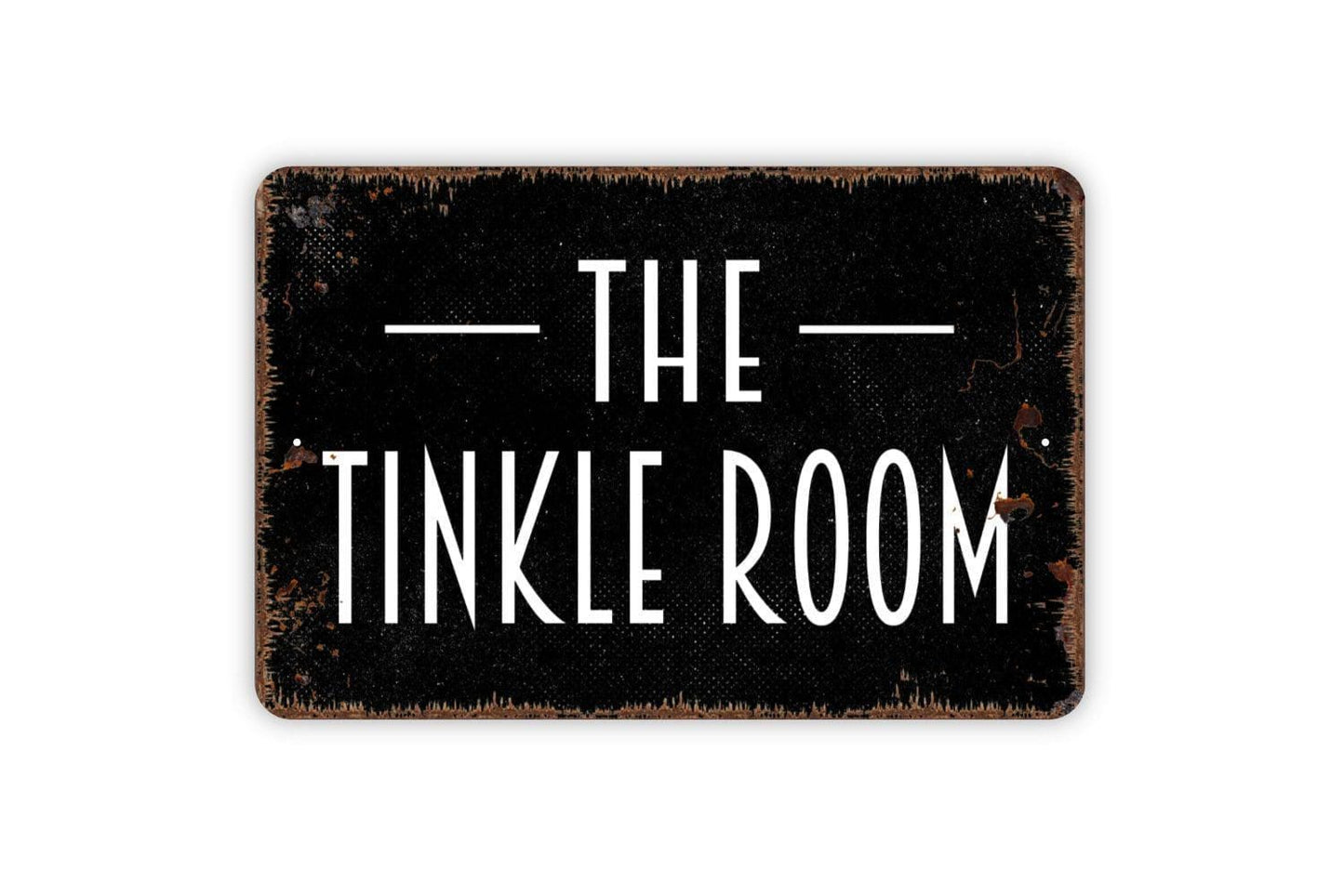 The Tinkle Room Sign - Bathroom Restroom Kids Bath Children Metal Indoor or Outdoor Wall Art