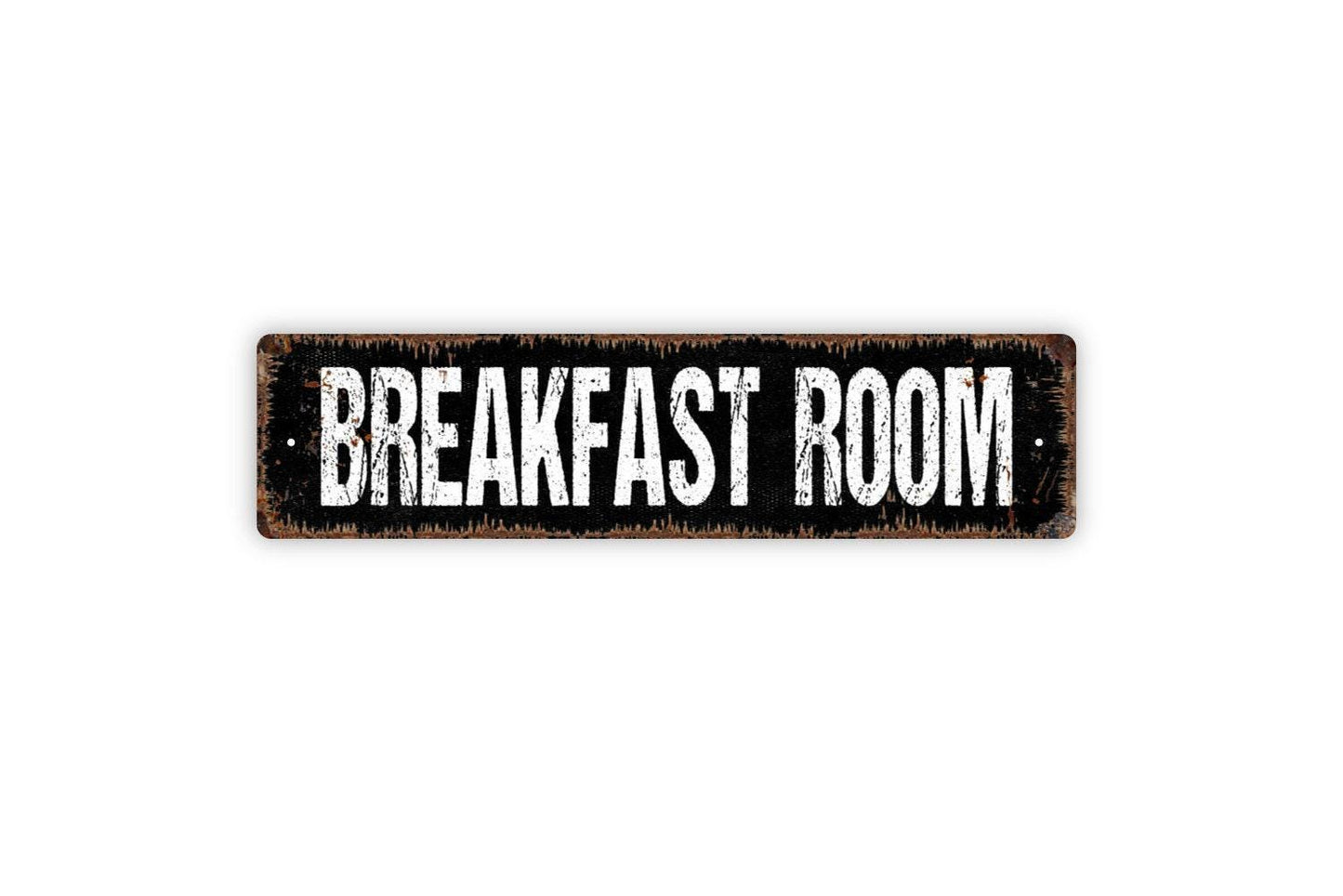 Breakfast Room Sign - Bed And Breakfast Vacation Rental Welcome To Our Home Vinyl Sticker Or Street Metal Sign or Door Name Plate Plaque