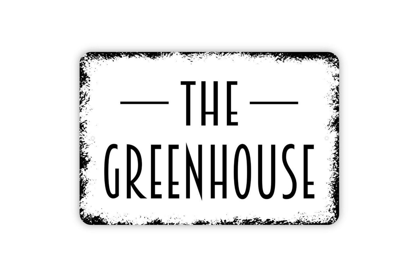 The Greenhouse Sign - Metal Garden Indoor or Outdoor Wall Art