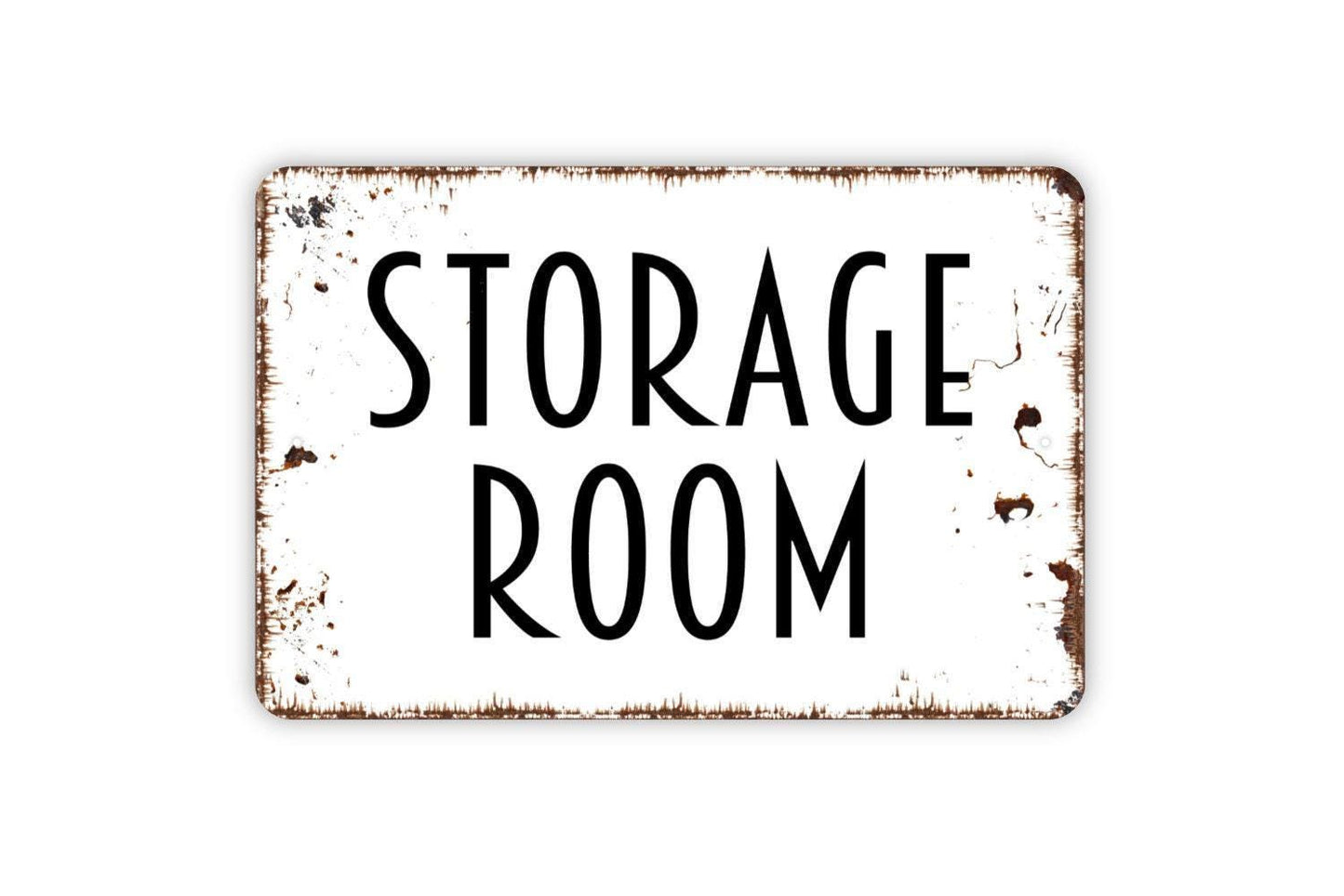 Storage Room Sign - Metal Wall Art - Indoor or Outdoor
