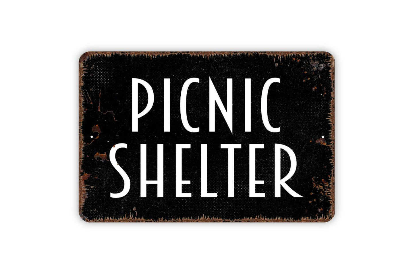 Picnic Shelter Sign - Indoor or Outdoor Custom Metal Wall Art