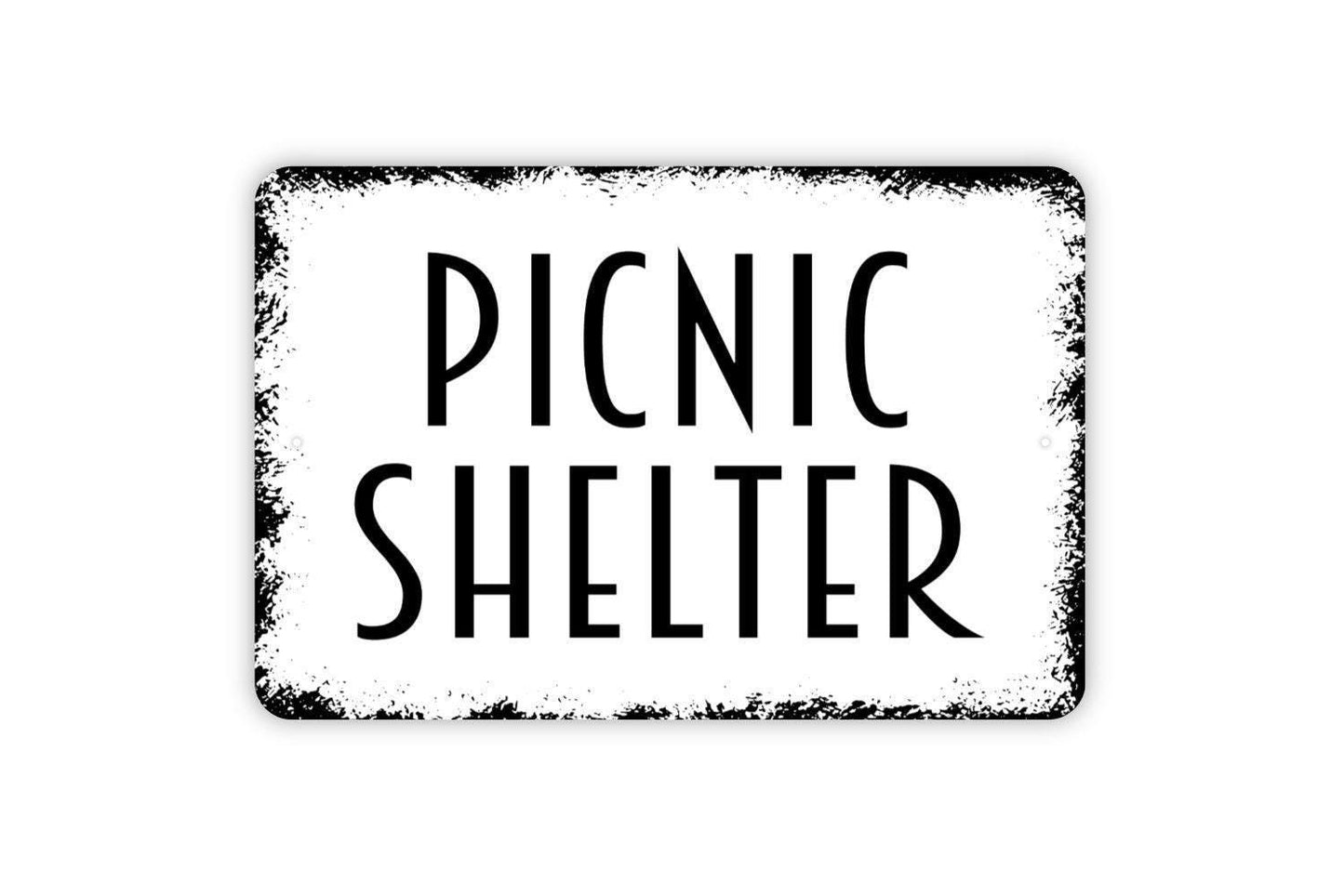 Picnic Shelter Sign - Indoor or Outdoor Custom Metal Wall Art