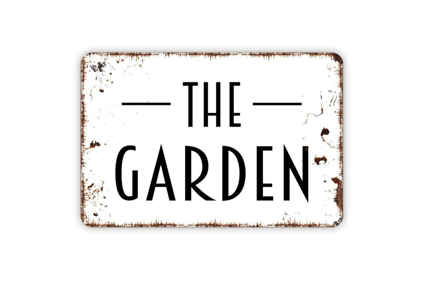 The Garden Sign - Metal Garden Indoor or Outdoor Wall Art
