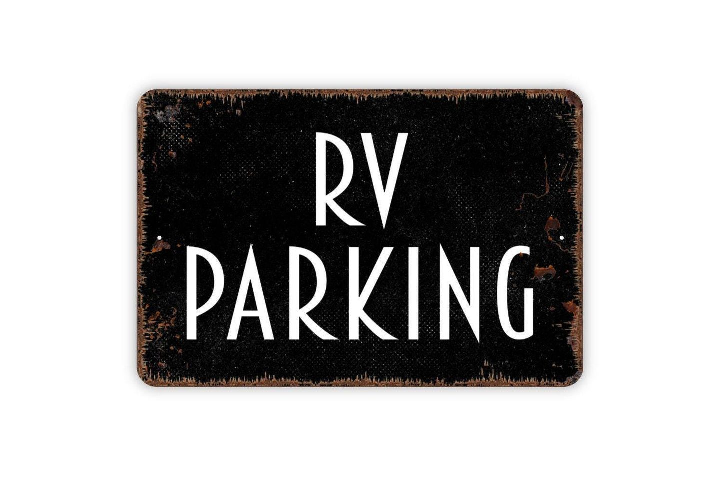RV Parking Sign | Rustic Campground Wall Sign | Cabin or Lake House Decor | Custom Metal Sign or Vinyl Sticker | Outdoor Camping Wall Art