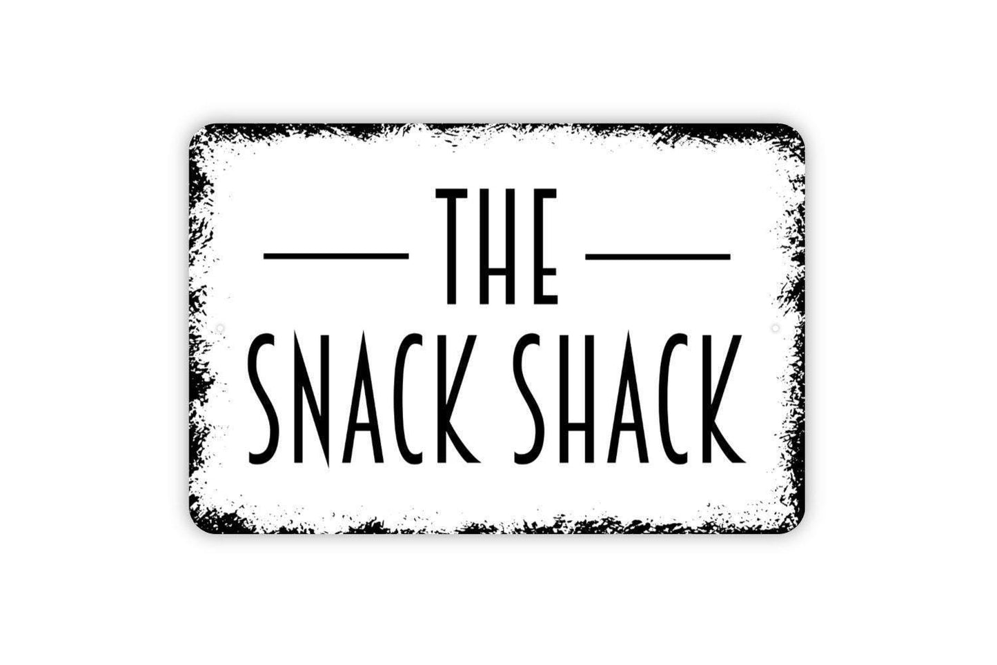 The Snack Shack Sign - Kitchen Pantry Concessions Outdoor Or Indoor Metal Wall Art
