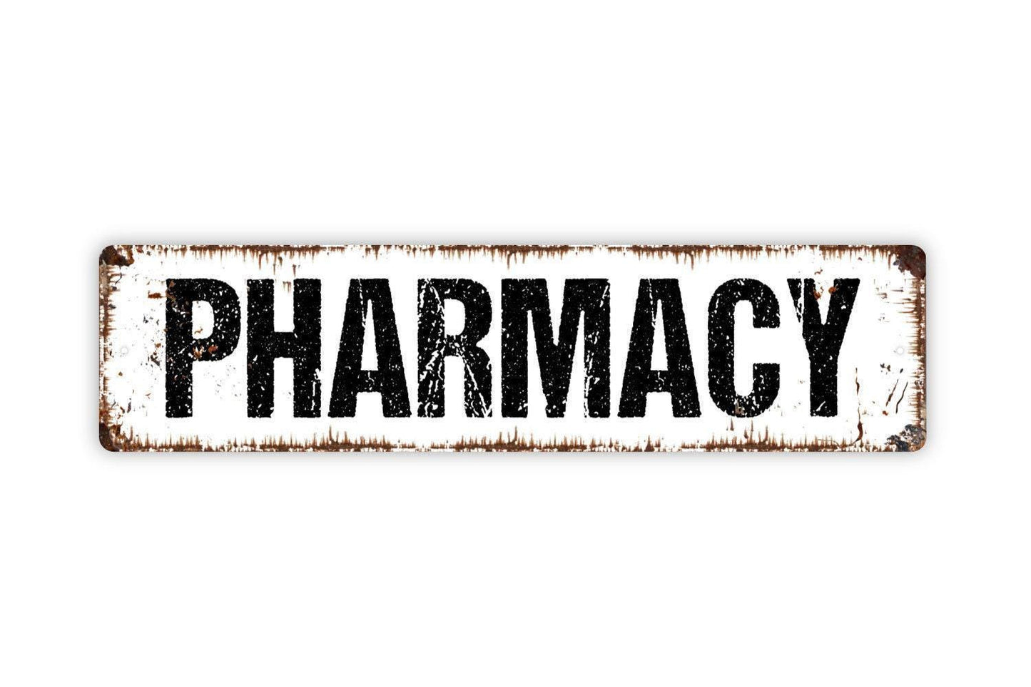 Pharmacy Sign - Pharmacist Apothecary Medical Medicinal Vinyl Sticker Or Street Metal Sign or Door Name Plate Plaque