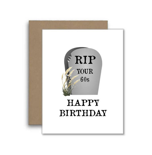 70th Birthday Card - RIP Your 60s Senior Discounts