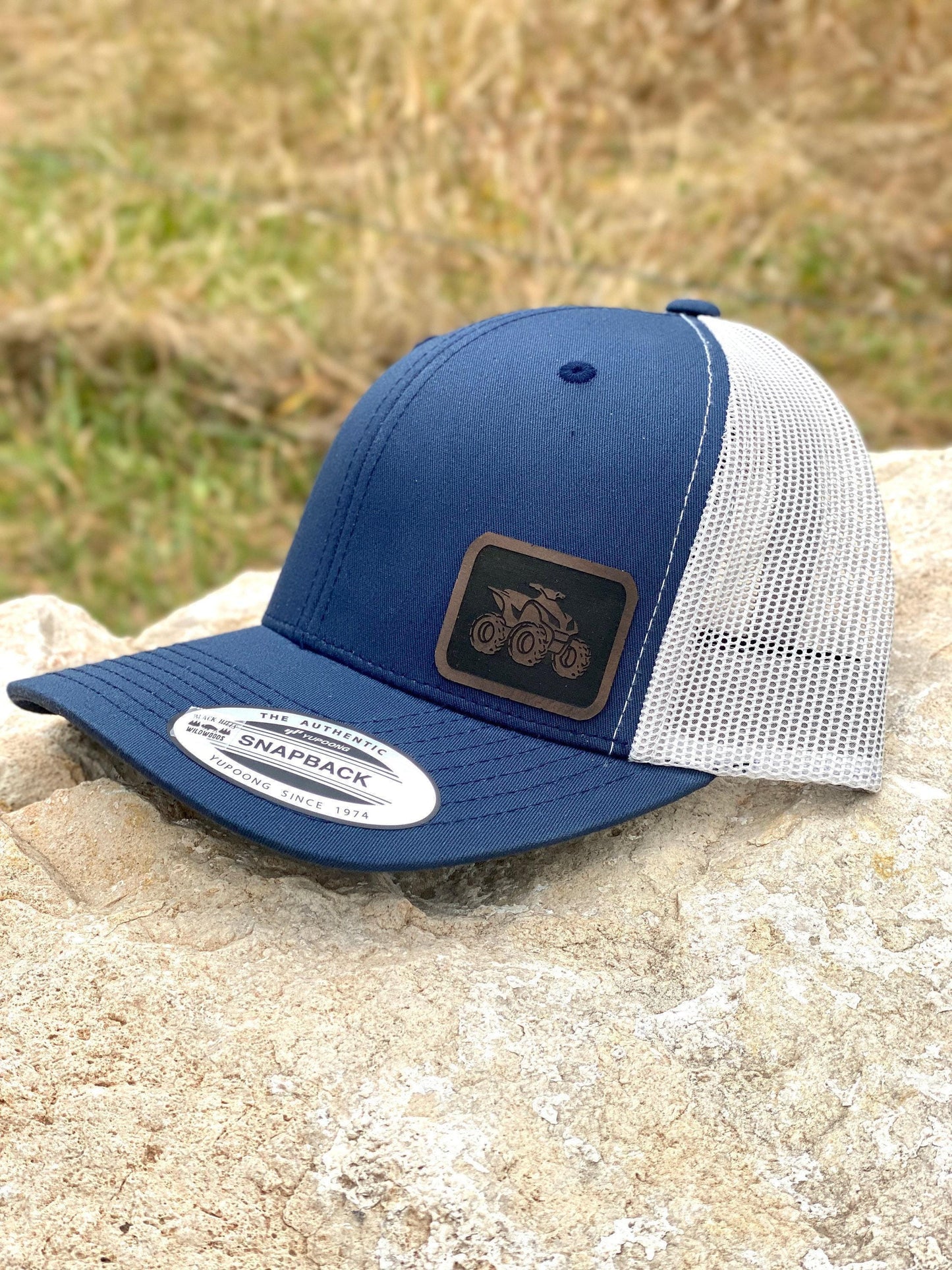 ATV Hat – Off-Road Snapback or Trucker Cap for ATV Riders and Outdoor Adventurers – All-Terrain Vehicle Hat for Him or Her