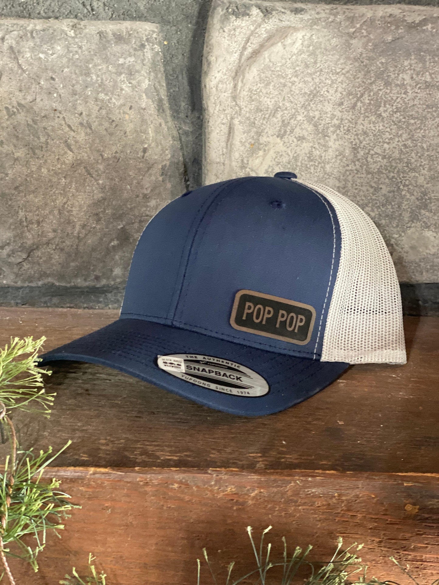 G-Paw Trucker Hat – Snapback Cap for Grandpa, Rustic Gift for G-Paw, Personalized Hat for Grandfather with Style