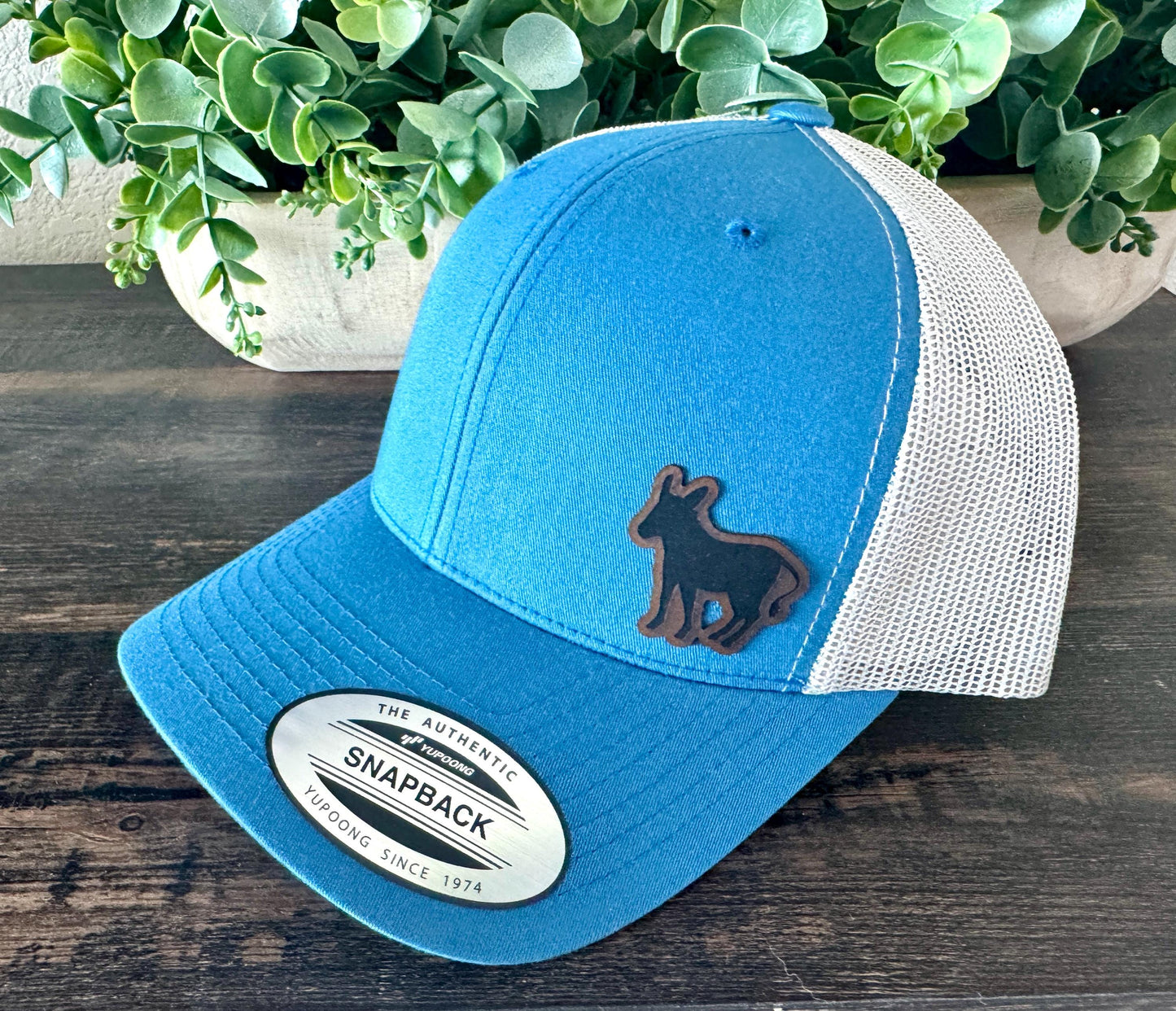 Donkey Patch Trucker Hat – Snapback Cap, Farm Animal Hat, Funny Country Gift, Rustic Western Style Hat