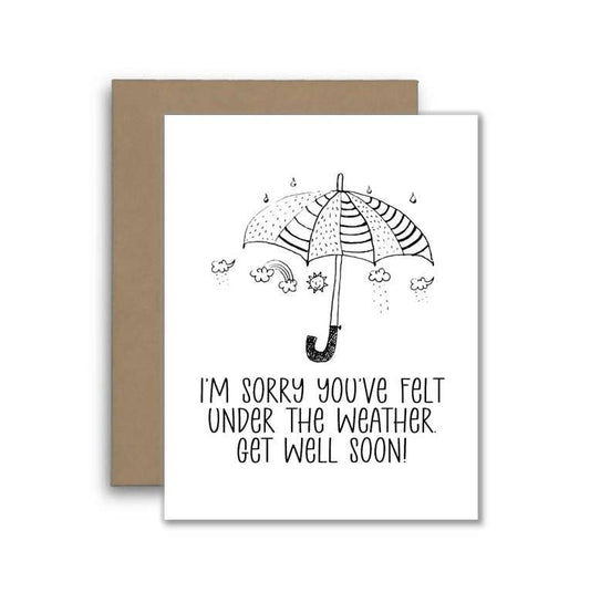Get Well Soon - Thinking of You Encouragement Card