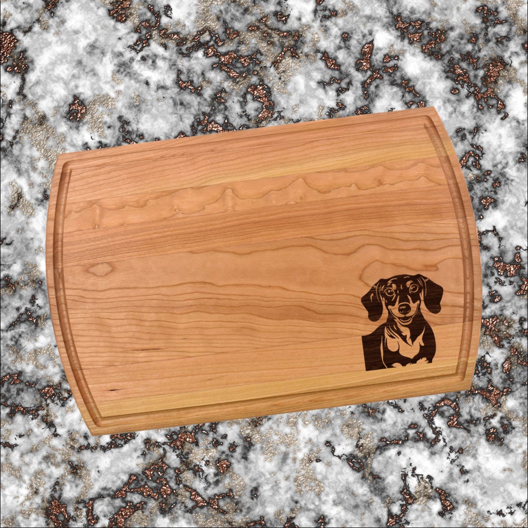 Dachshund Weiner Dog Cutting Board | Dog Breed Charcuterie Board | Custom Serving Tray | Personalized Pet Owner Gift | Choose Your Breed