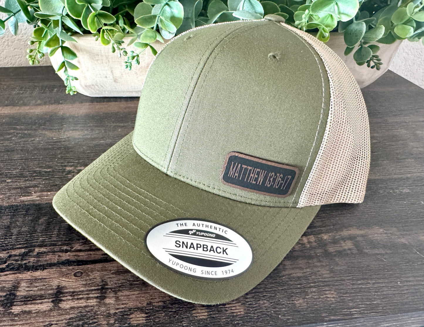 Psalm 34:4 Bible Verse Hat, Christian You Choose Text, Custom Personalized Hat, Snapback Trucker Hat, Patch Hat For Men, Baseball Cap