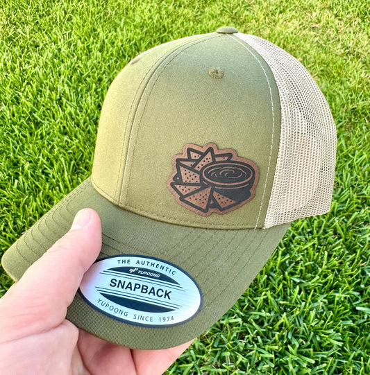 Chips and Salsa Hat – Trucker or Snapback Cap with Snack Lover Design – Funny Food Hat for Tex-Mex Fans, Taco Night & Party Vibes