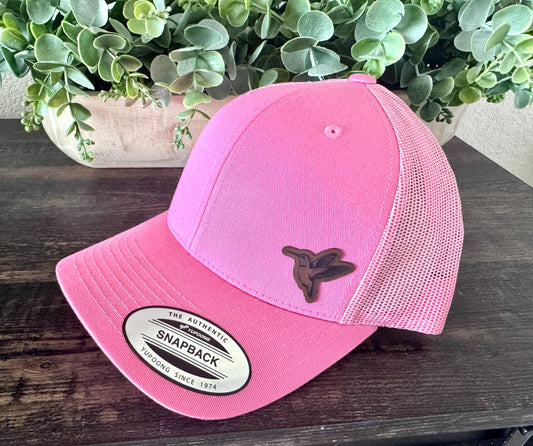 Hummingbird Hat Snapback Trucker – Engraved Patch Cap for Bird Lovers, Gardeners, Nature Fans, Whimsical Outdoor Gift