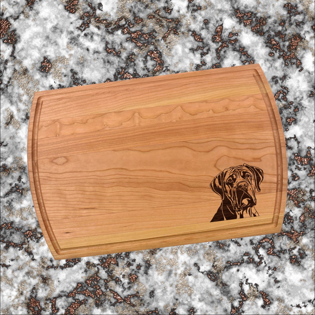 Cane Corso Mastiff Cutting Board | Dog Breed Charcuterie Board | Custom Serving Tray | Personalized Pet Owner Gift | Wedding Anniv Gift