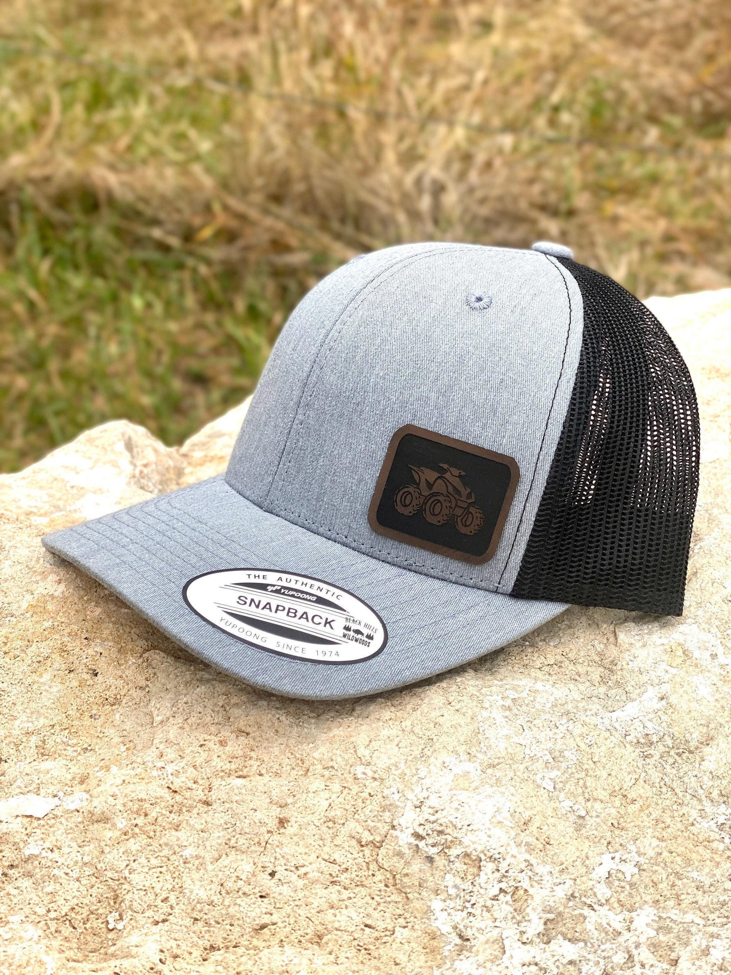 ATV Hat – Off-Road Snapback or Trucker Cap for ATV Riders and Outdoor Adventurers – All-Terrain Vehicle Hat for Him or Her