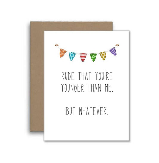 Funny Rude Birthday Card for Best Friend