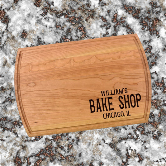Personalized Bake Shop Cutting Board | Bake Shop Charcuterie Board | Custom Serving Tray | Personalized Baker Gift | Kitchen Gift