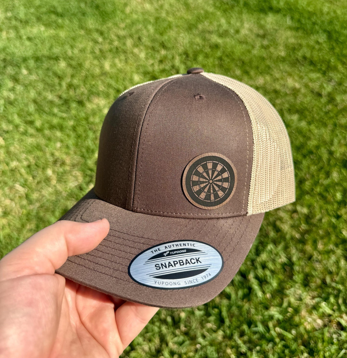Dart Board  Trucker Hat – Snapback Cap for Dart Players, Bar Game Fans, Man Cave Style, Pub Night Gift, Tournament Play