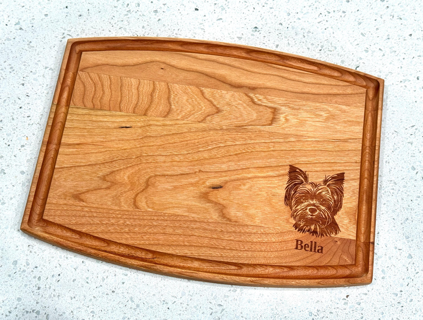 Yorkshire Terrier Cutting Board | Yorkie Dog Breed Charcuterie Board | Custom Serving Tray | Personalized Pet Owner Gift | Choose Your Breed