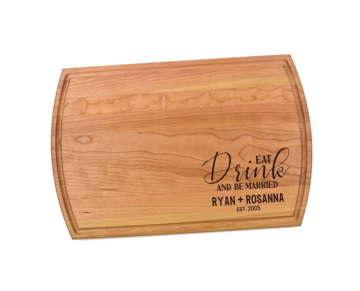 Eat Drink And Be Married Cutting Board | Wedding Charcuterie Board | Custom Serving Tray | Personalized Marriage Gift | Anniversary Gift