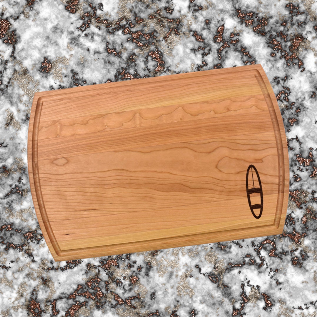 Paddleboard Cutting Board | Lake Beach Charcuterie Board | Custom Serving Tray | Personalized Lakehouse Gift | Wedding Anniv Gift