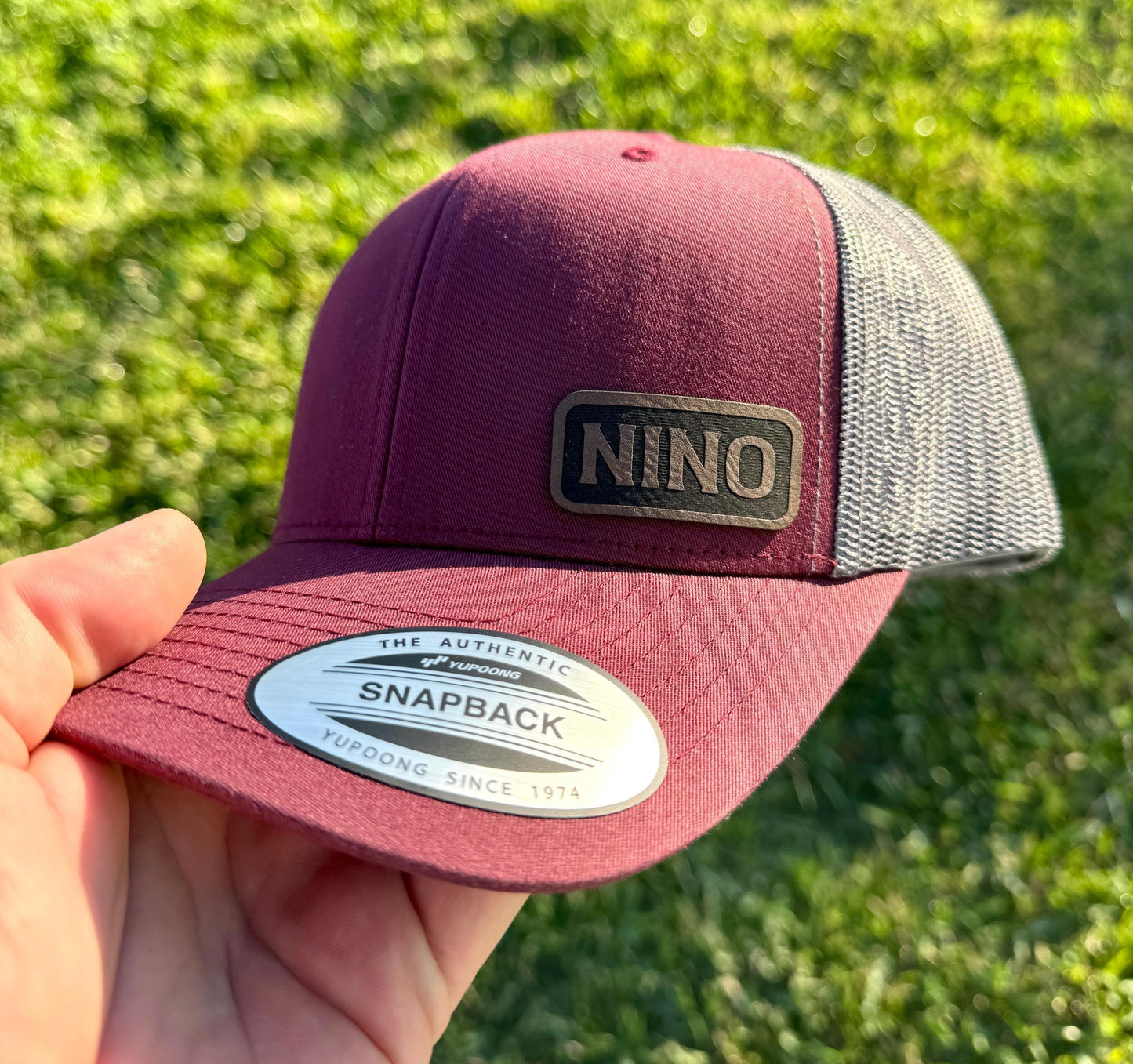 Nino Hat Snapback Trucker – Engraved Patch Cap, Gift for Brother, Fun Spanish Nickname Hat, Family Style Brother Gift