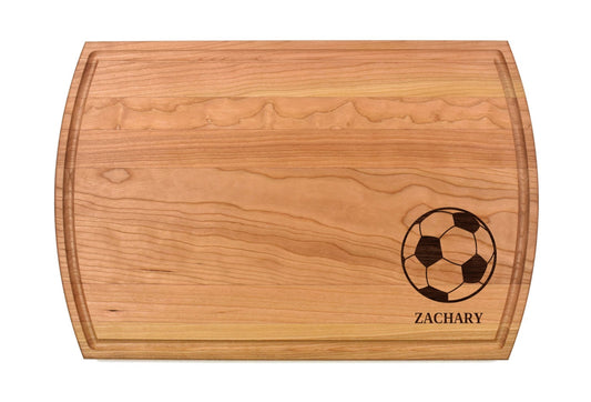 Soccer Cutting Board | Coach Charcuterie Board | Custom Serving Tray | Personalized Housewarming Closing Gift | Team Sport Coach Gift