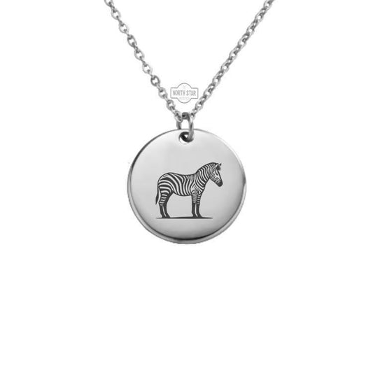Zebra Necklace or Keychain – Personalized Safari Animal Charm in Gold or Silver, Striped Wildlife Gift for Her or Him, Custom Jewelry