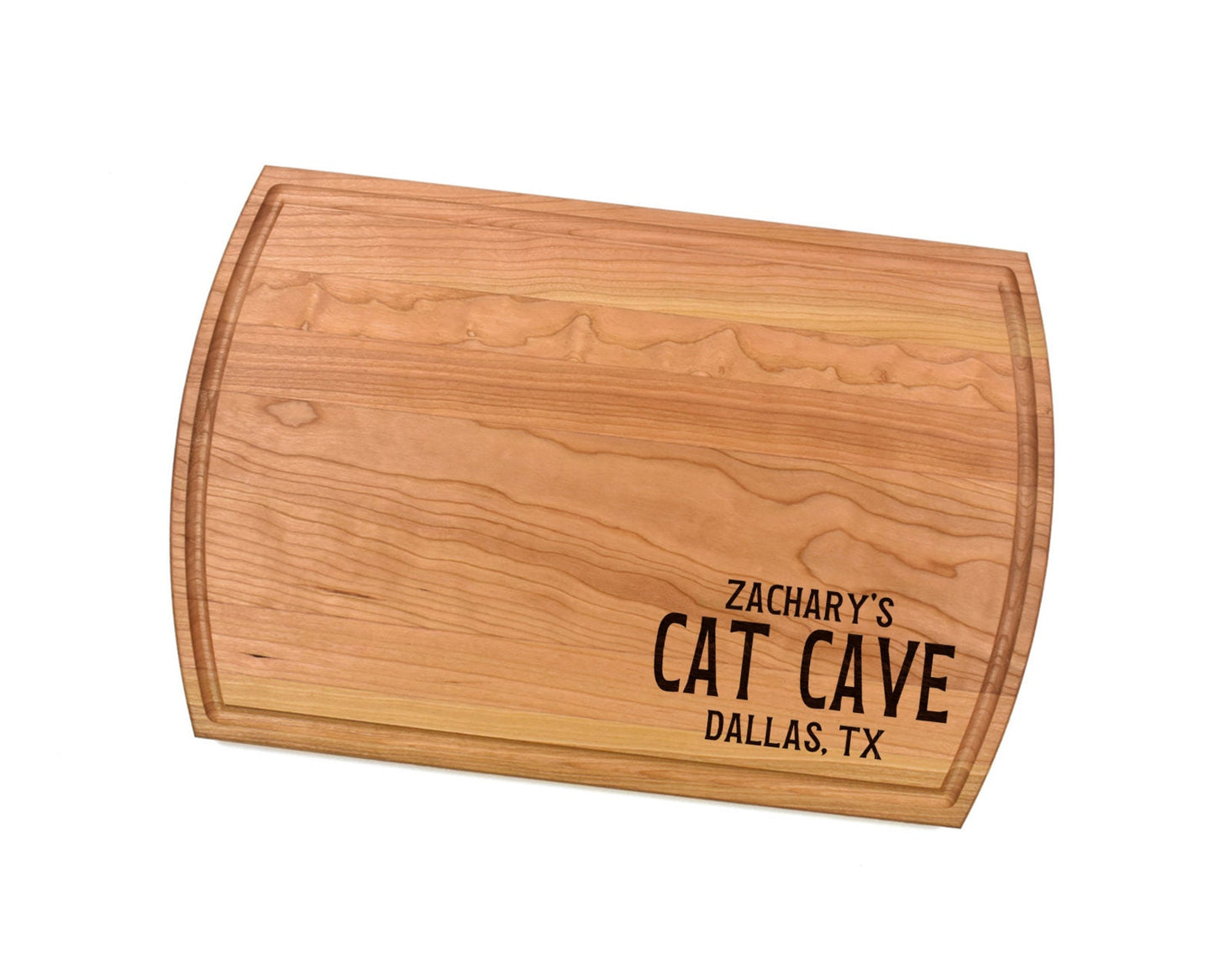Personalized Cat Cave Cutting Board | Catio Charcuterie Board | Custom Serving Tray | Personalized Housewarming Gift