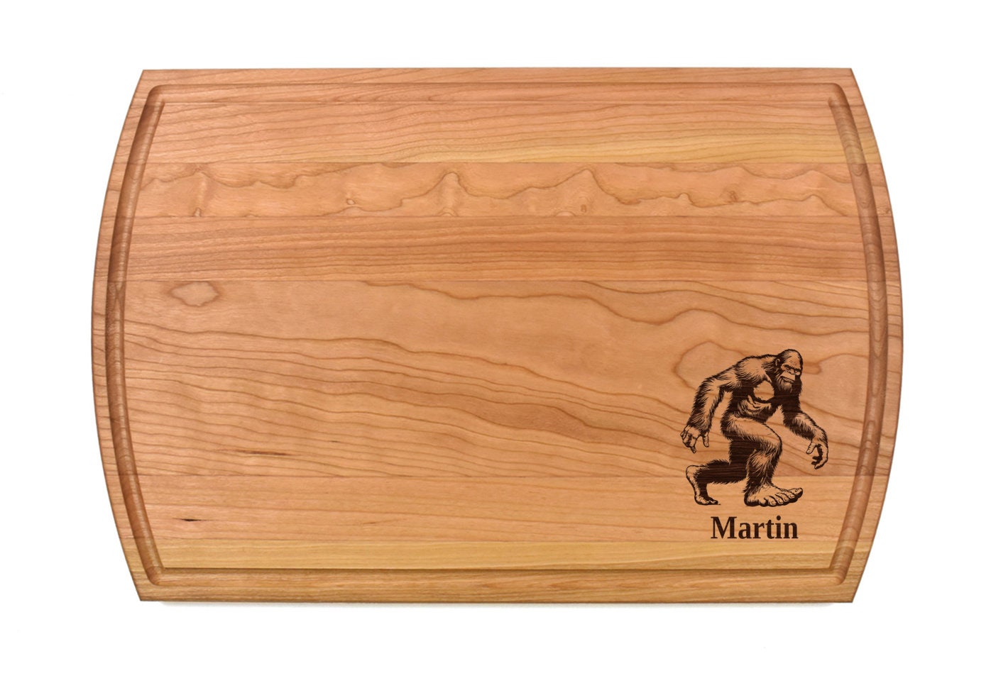 Sasquatch Cutting Board | Bigfoot Charcuterie Board | Custom Serving Tray | Personalized House Closing Gift | Party Tray Gift