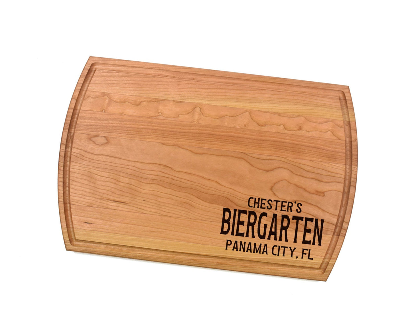 Personalized Biergarten Cutting Board | German Beer Garden Charcuterie Board | Custom Serving Tray | Personalized Bar Gift | Drink Tray