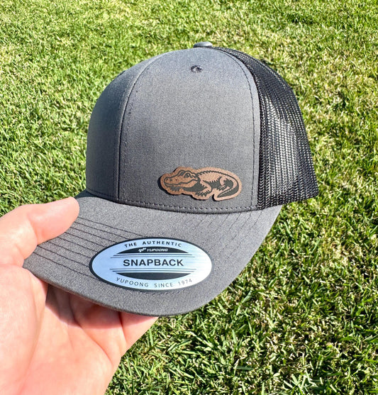 Alligator Hat – Wildlife-Inspired Snapback or Trucker Cap – Southern Style Hat for Nature Lovers, Outdoorsmen, or Gator Fans