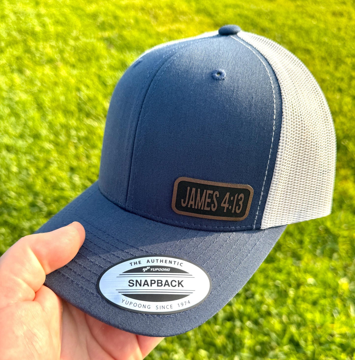 James 4:13 Hat Snapback Trucker – Engraved Patch Christian Cap, Faith Gift, “You Do Not Know Tomorrow” Bible Verse Reminder