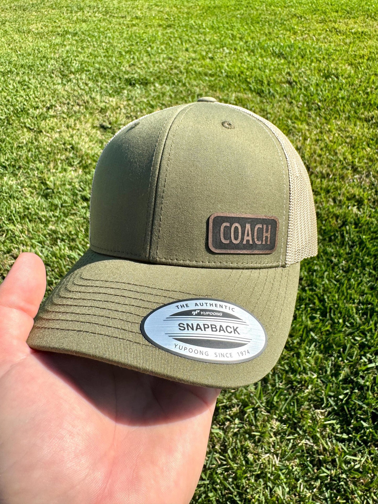 Coach Hat – Trucker or Snapback Cap with Bold Coach Design – Gift for Sports Coaches, Team Leaders, Fitness Trainers & Mentors