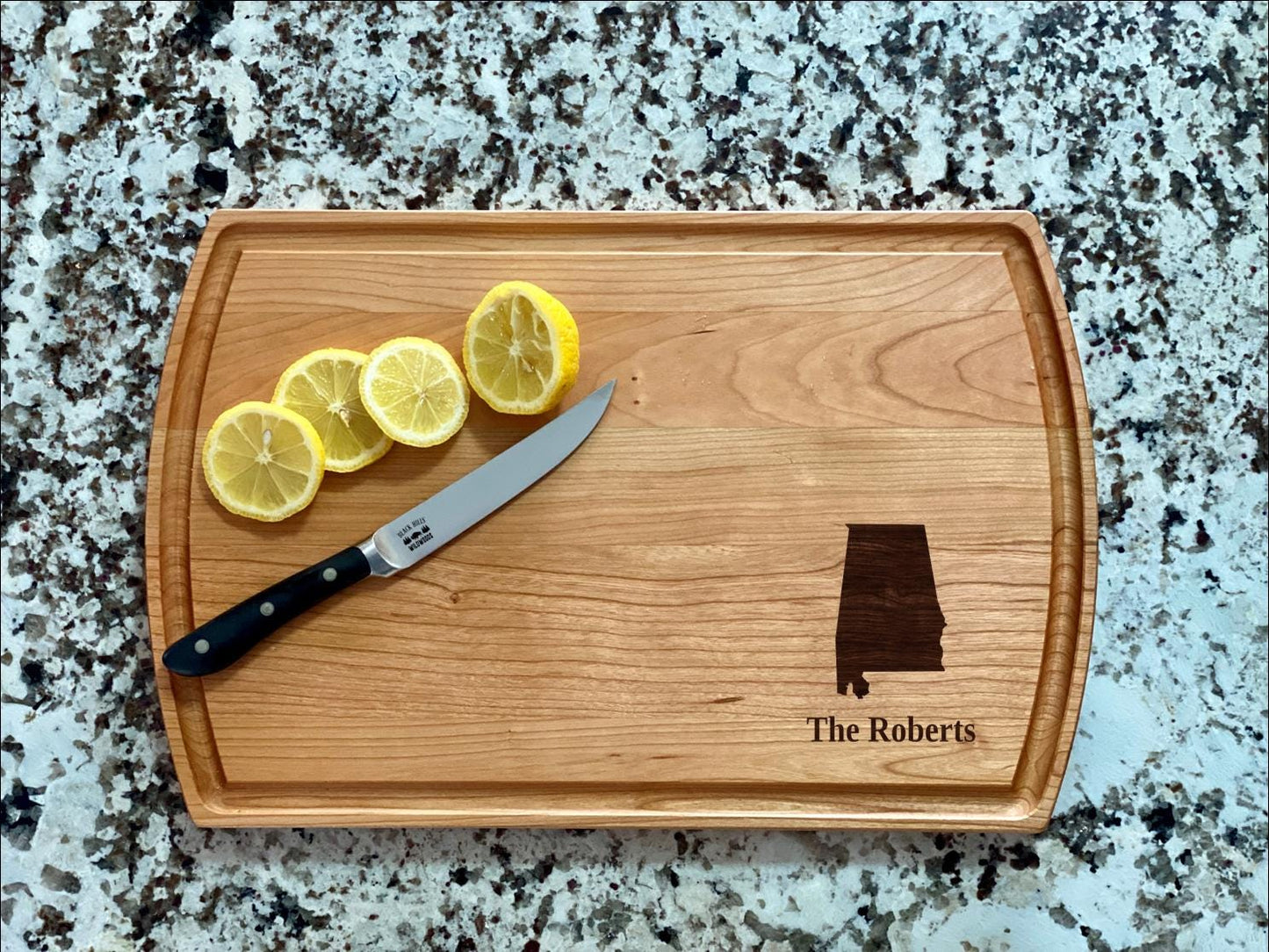 Alabama Cutting Board | Choose ANY State Charcuterie Board | Custom Serving Tray | Personalized Gift | Wedding Anniversary Gift