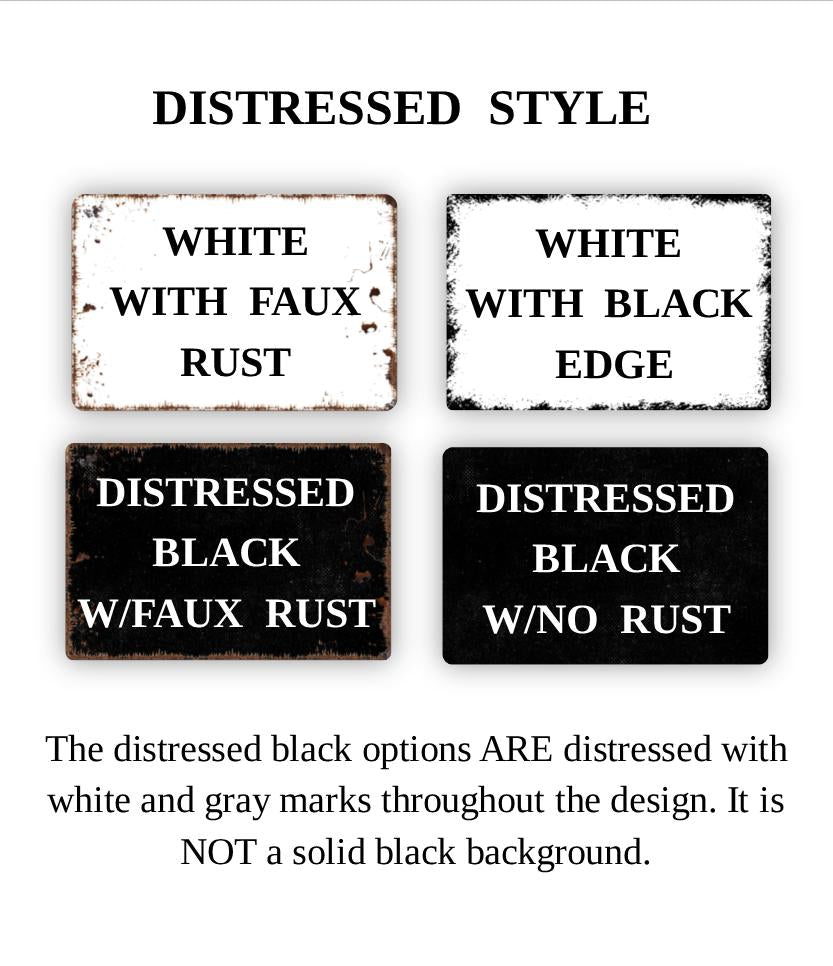 Truck Entrance Sign | Rustic Property Wall Decor | Business Driveway or Yard Sign | Custom Metal Sign or Vinyl Sticker | Industrial Wall Art