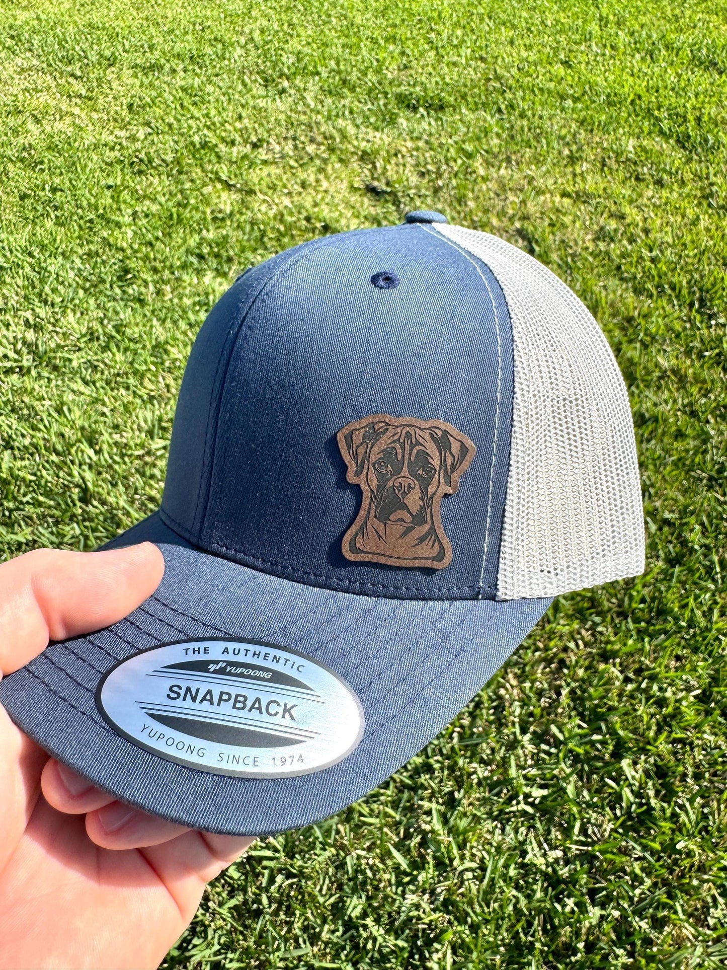 Boxer Dog Hat – Trucker or Snapback Cap with Boxer Design – Gift for Dog Lovers, Boxer Owners, and Pet Parents - Baseball Cap