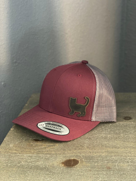 Cat Hat – Trucker or Snapback Cap with Cat Design – Gift for Cat Lovers, Pet Owners, and Feline Fanatics - Kitty Baseball Cap