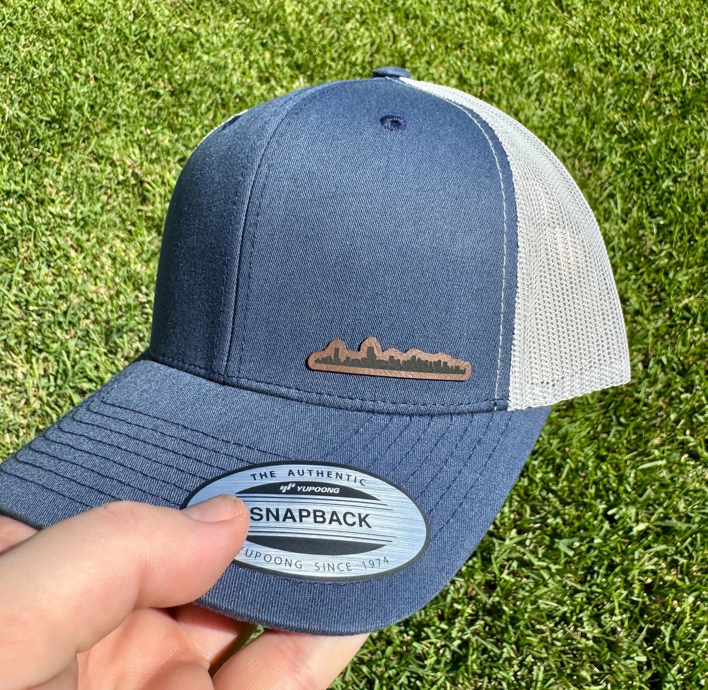 Boston Skyline Hat – Trucker or Snapback Cap with Cityscape Design – Boston Massachusetts Hat for Locals, Travelers, and City Lovers