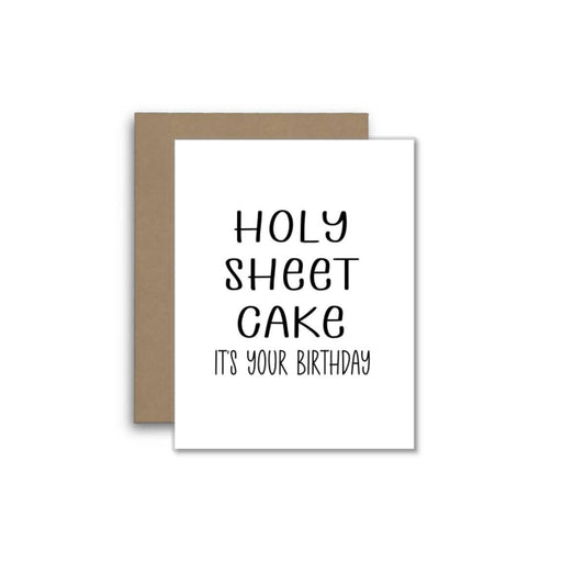 Holy Sheet Cake – Funny Birthday Greeting Card