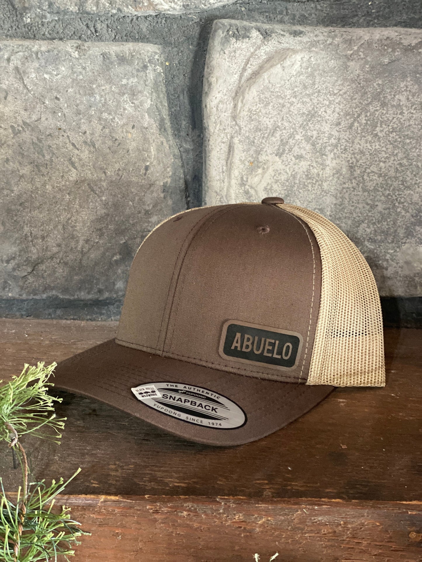 Abuelo Hat, Grandpa Hat, Grandfather Hat, Grandad Hat, Custom Personalized Hat, Snapback Trucker Hat, Patch Hat For Men, Baseball Cap