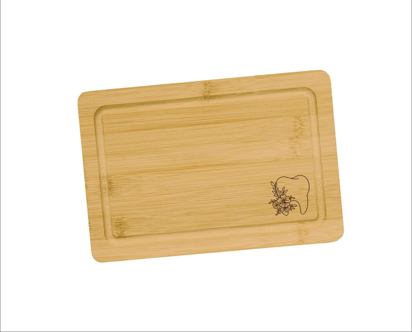 Tooth Cutting Board - Dental Hygienist or Dentist |  Orthodontist Charcuterie Board | Custom Serving Tray | Personalized Tooth Fairy Gift