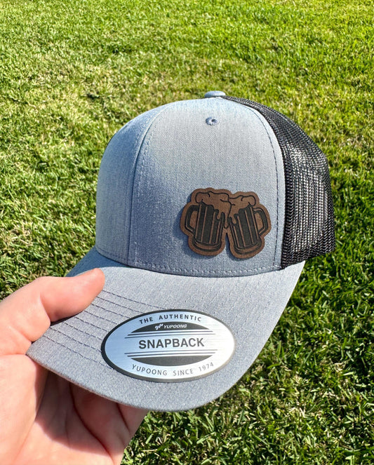 Beer Hat – Trucker or Snapback Cap with Beer Design – Funny Drinking Hat for Beer Lovers, BBQs, and Weekend Vibes